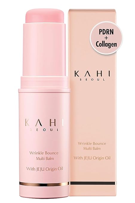 KAHI Wrinkle Bounce Multi Balm Stick – Hydrating Collagen Moisture Balm (Korean Skincare)