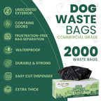 HF-WY-THR Dog Waste Bags 2000 Count - Poop Bags for Dog