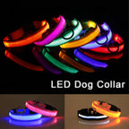 LED Adjustable Dog Collar Blinking Flashing Light