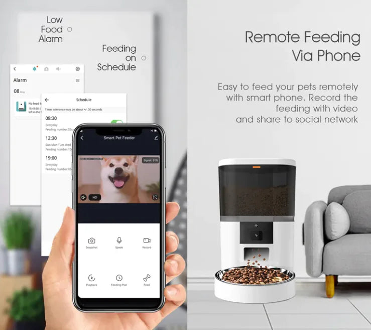 Pet Feeder with cam